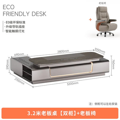 Minimalist Crafts Office Desk Storage Luxury Executive Organizers Office Desk Computer European Meuble Bureau Home Furniture