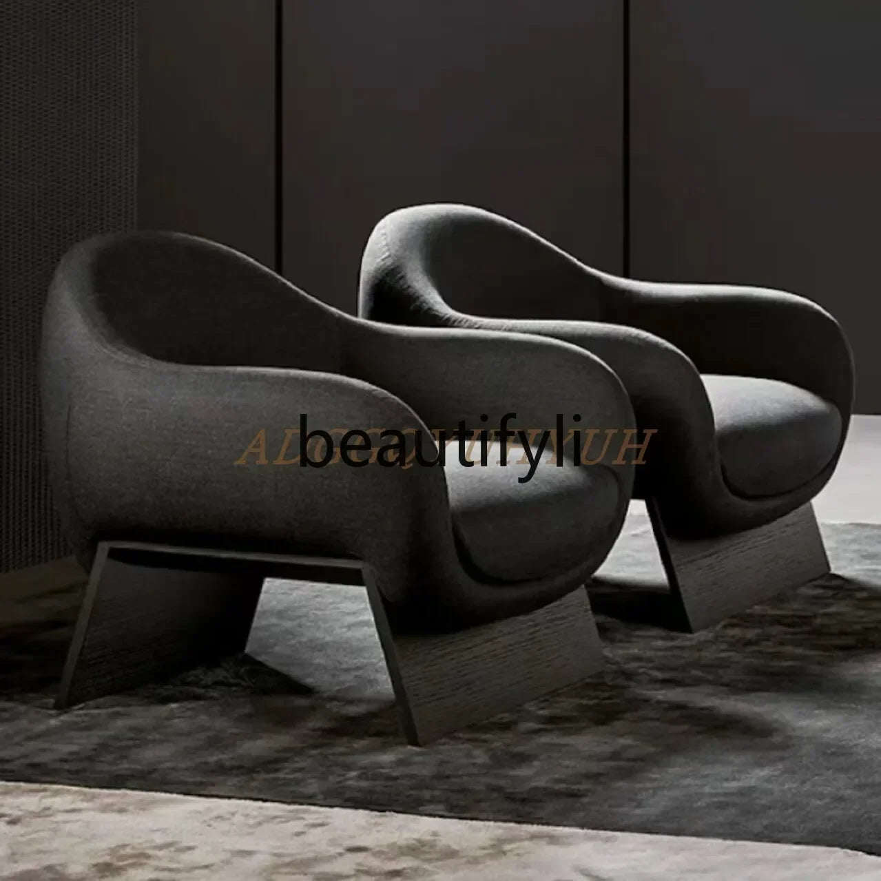 LXMedieval new single sofa chair designer living room hotel solid wood art leisure chairSSS
