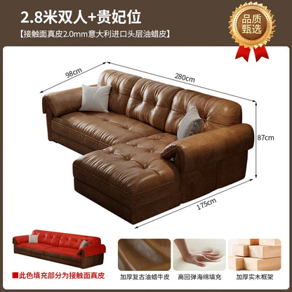 Leather Corner Living Room Sofas Armchair Minimalist Lazy Lounge Living Room Sofas Hallway Designer Muebles Postmodern Furniture