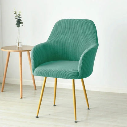 Elastic Polar Fleece High Arm Chair Covers Dining Adjustable Armchair Cover Hotel Bar Seat Slipcover Home Wedding Decoration