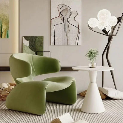 Creative Single Sofa Designer Single Chair Negotiation Table And Chairs Leisure Sofa Rest Area Hotel Sofa Chairs