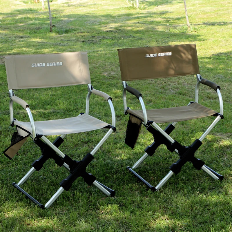 Folding Chairs for Outdoor Garden Chair Camping Aluminum Chair with Back Camping Chair Recreational Self-driving Outdoor Beach