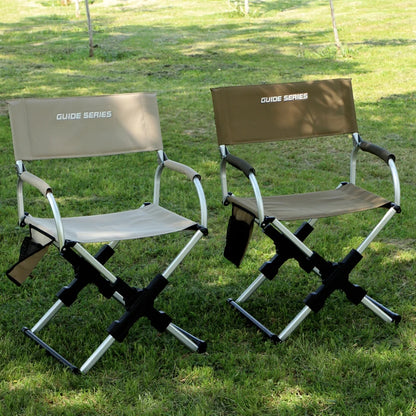 Folding Chairs for Outdoor Garden Chair Camping Aluminum Chair with Back Camping Chair Recreational Self-driving Outdoor Beach