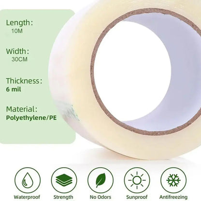 High Viscosity Greenhouse Film Repair Tape New Waterproof Rainproof Tarpaulin Repair Tape High Cold Resistance Awning Shed Tape