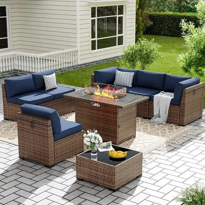 8-Piece Patio Set with 44
