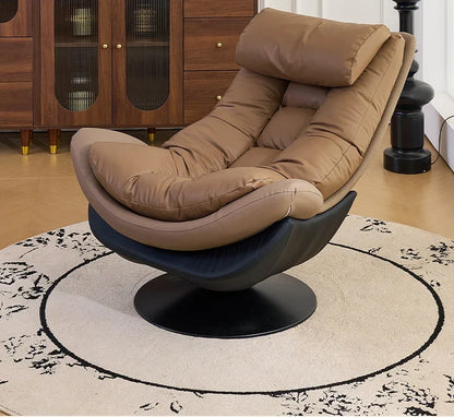 AASingle Sofa Rotating Chair Balcony Living Room Leisure Chair Light Luxury