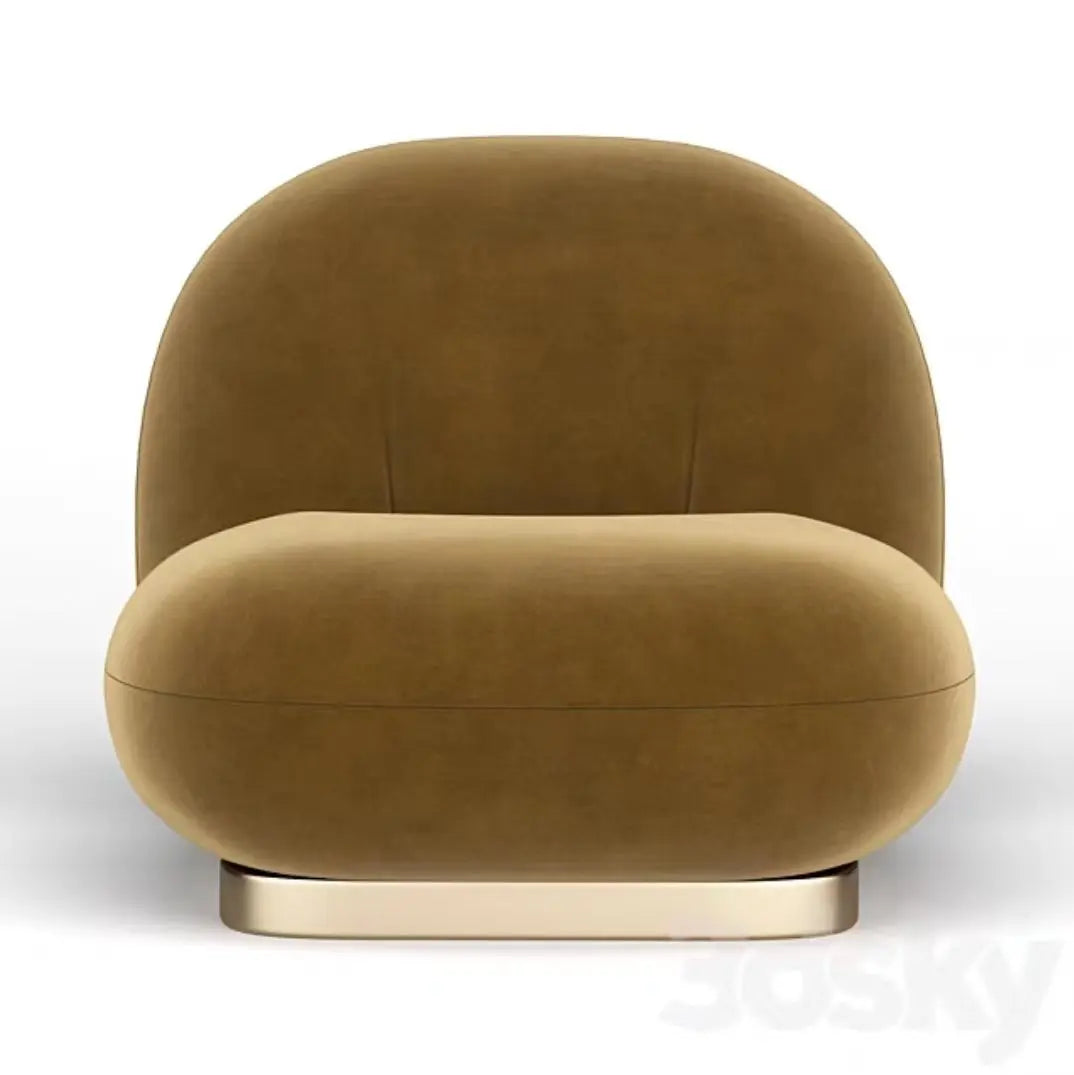 Light luxury fabric single sofa chair modern simple tiger chair