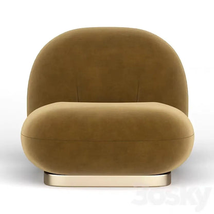 Light luxury fabric single sofa chair modern simple tiger chair