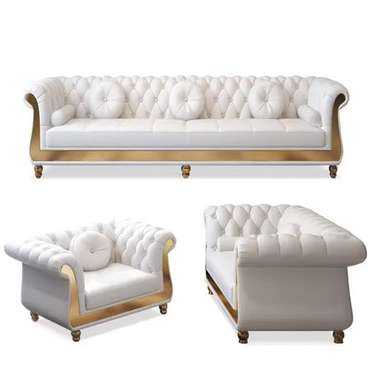 #*s for Medieval Style Upholstered Sponge Filled Modular Sectional Sofa L-Shape Living Room Bed with Wood Legs Home Decor