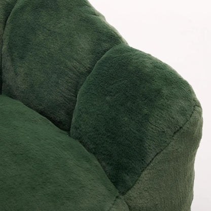 Bean Bag Chair for Adults, Floral Shaped Bean Bag Single Sofa, Ultra Soft Faux Fur Floor Sofa, Oversize Reading, Customized