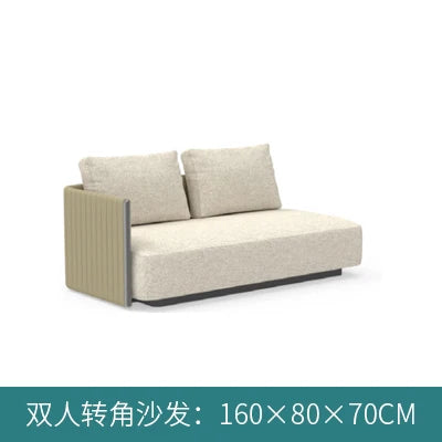 Outdoor rattan sofa, terrace, leisure rattan chair, tea table, courtyard villa, garden, living room, sunroom, rattan sofa combin