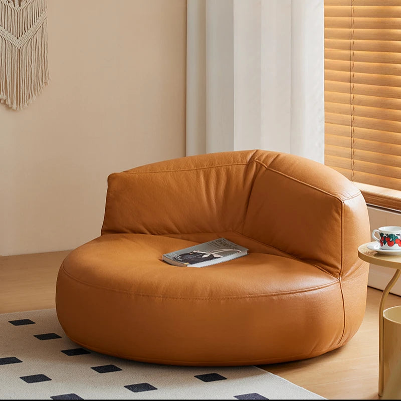 OTAUTAU Faux Leather Bean Bag Cover SF511【No Filler Inside! You Need To Buy Filler By Yourself !】