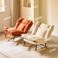 Rocking Chair Reclining Balcony Happy Chair Household Lazy Sofa  Single Comfortable Thickened Leisure  Rocking