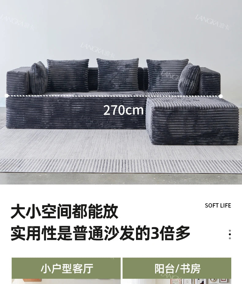 AR Home Furniture Living Room Fabric Compressed Sofa Lounge Daybed L Shape Bedroom Sofa Bed Couch Recliner Divano Da Soggiorno