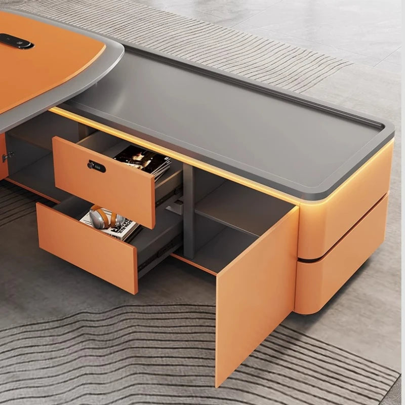 Sedentary Table One Person Desk Office Desks Gaming Mid-century Office Furniture Clearance Tables Modern Bureaux De Travail Room