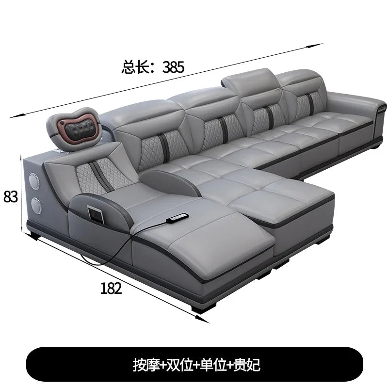 Luxury Wood Nordic Living Room Sofas Cozy Relaxing Recliner Armchair Sofas Floor Daybed Massage Woonkamer Banken Home Furniture