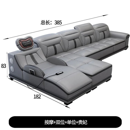 Luxury Wood Nordic Living Room Sofas Cozy Relaxing Recliner Armchair Sofas Floor Daybed Massage Woonkamer Banken Home Furniture