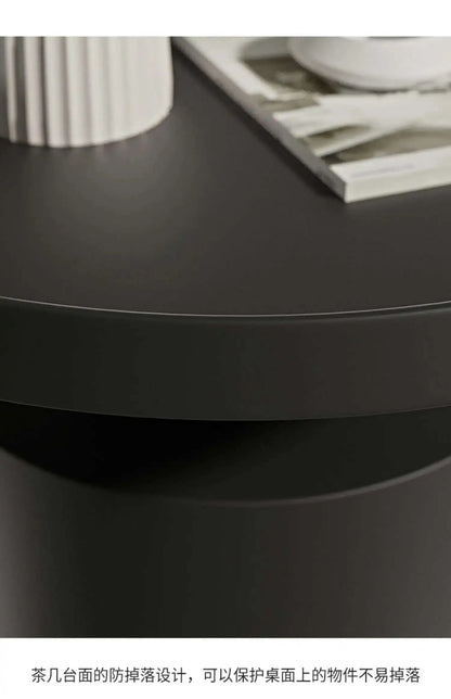 Set Round Table Nordic Center Modern Folding Metal Coffee Tables Storage Mesas Furniture GPF40XP