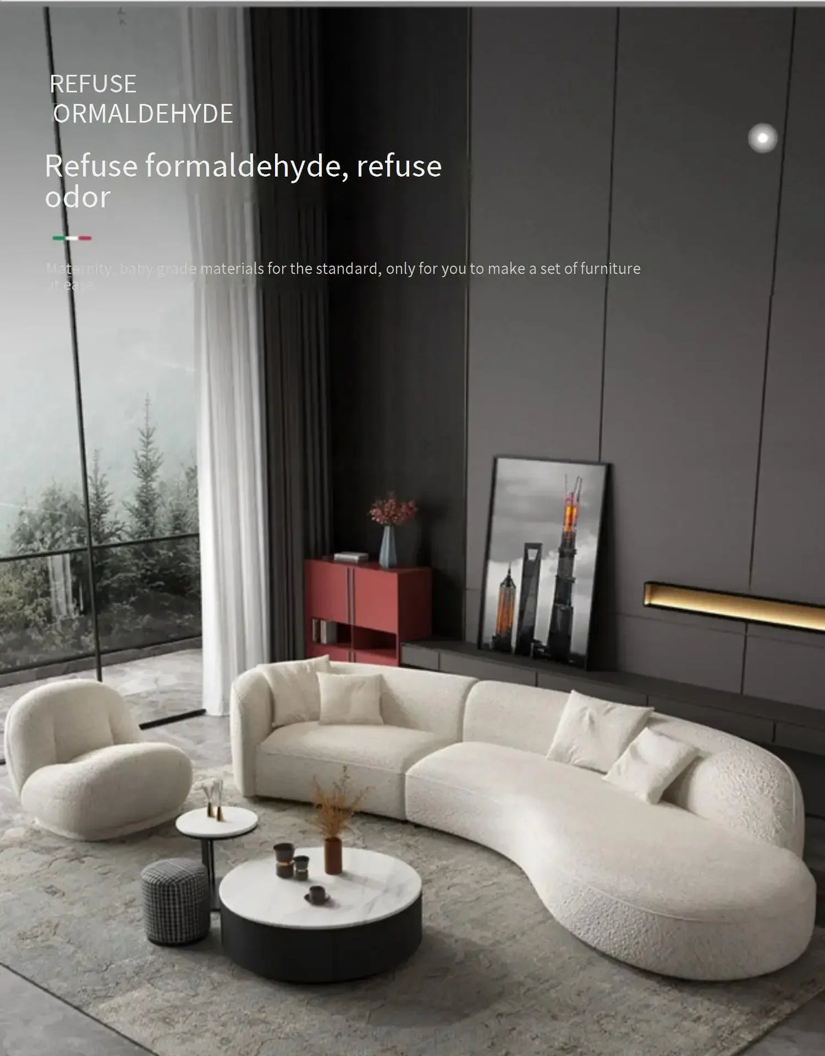 Ergonomic Sectional Living Room Sofas Nordic Luxury Apartment Sofas Relaxing Modern Relaxing Throne Divano Unique Furniture