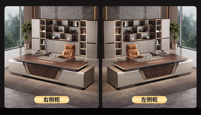 Multi-functional design Boss CEO Desk High end modern luxury Computer desk office table escritorios de computadora furniture