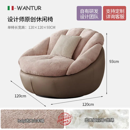Sofa chair Modern simple living room Balcony Home lazy leisure chair