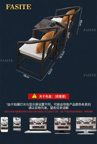 New Chinese-style solid wood sofa combination modern simple Zen Chinese style living room concubine corner wooden light luxury