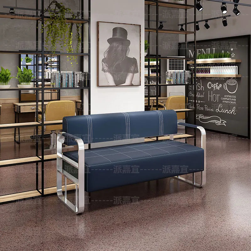 Office reception Small apartment sofa Barber shop Waiting chair Rental house Clothing beauty
