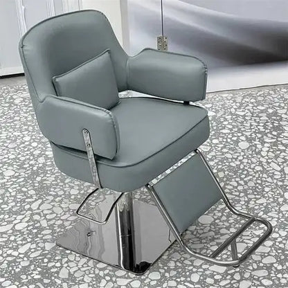 Workshop Tattoo Barber Chair Cosmetic Nail Trolley Workshop Luxury Adjustable Barber Chair Stool Silla De Barbero Home Furniture