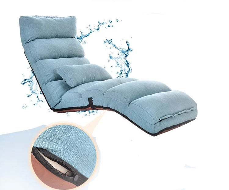 Lazy sofa single balcony bedroom chair Japanese folding multifunctional Lounge chair tatami Creative casual floor chair