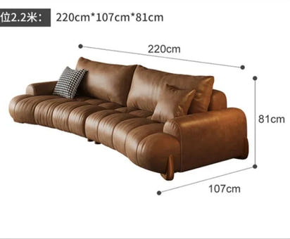 Modern Leather Relax Sofa Living Room Minimalist Luxury Sectional Nordic Sofa Adults Designer Divani Soggiorno Home Furniture