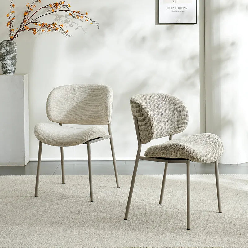 Clear Lounge Dining Chairs Comfortable Bedroom Vanity Dining Chairs Replica Mobile Sillas Para Comedor Postmodern Furniture
