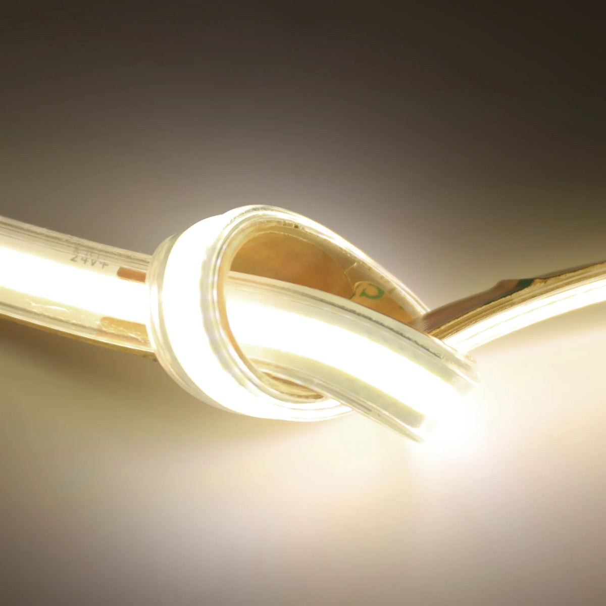 DC 24V 480LEDs/m Solar COB LED Strip Light Outdoor Waterproof Warm Natural White Flexible Adhensive Tape RA90 Linear Lighting