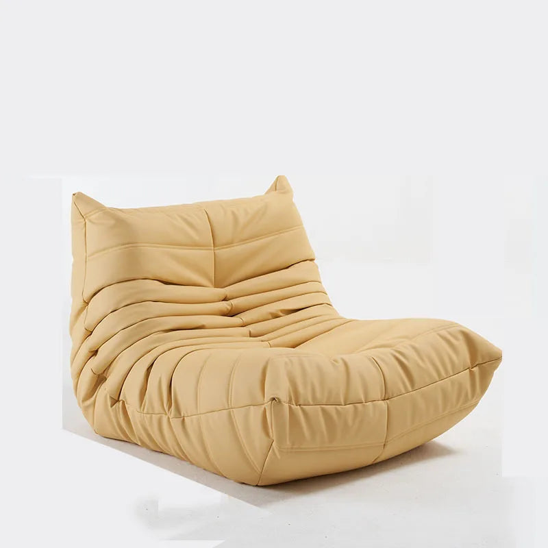 BLazy fabric bedroom living room cream wind can lie down and sleep leisure balcony single chair