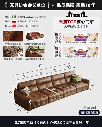 French Scalable Electric Sofa Bed Modern Designer Creativity Puff Sofa Comfort Lounge Living Room Furniture Canape Salon FYES