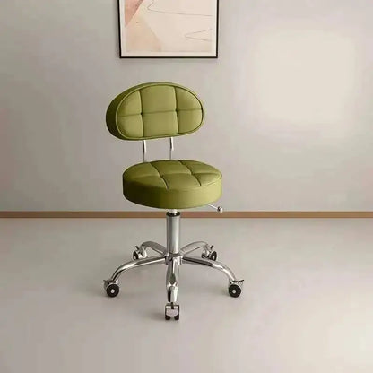 Big work stool hair cutting chair rotating lifting round stool pulley hair salon special beauty stool