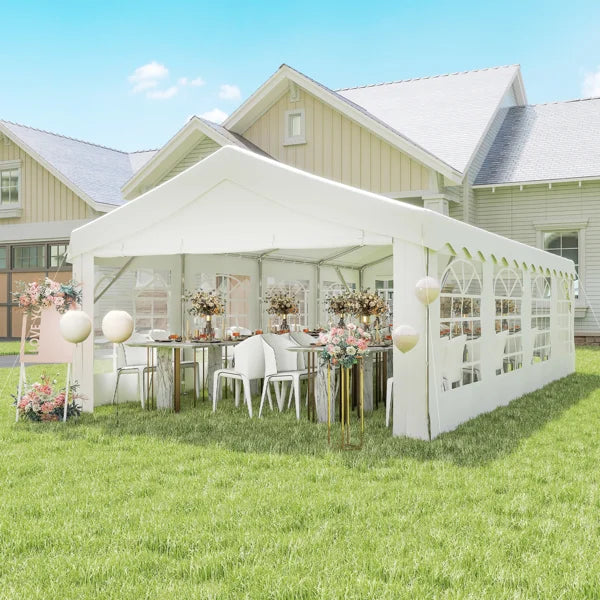 8x8FT SUV Camping Tent PU2000mm Waterproof Double Layer 5-8 Persons Spacious Outdoor Shelter