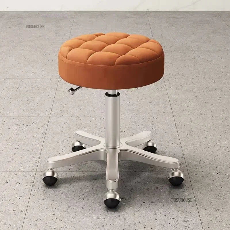 Italian Professional Barber Chairs for Beauty Salon Furniture Barber Chair Minimalist Lift Backrest Salon Chair for Hair Stylist