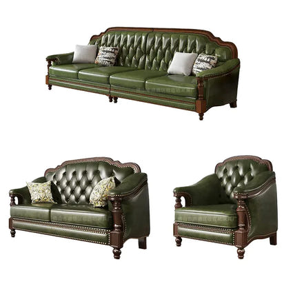 American sofa apartment small apartment living room American solid wood