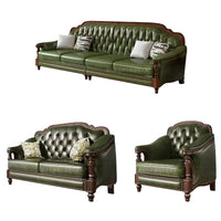 American sofa apartment small apartment living room American solid wood