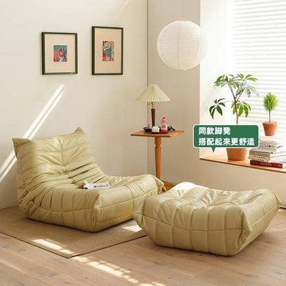 Lazy sofa single leisure chair modern simple technology leather ins