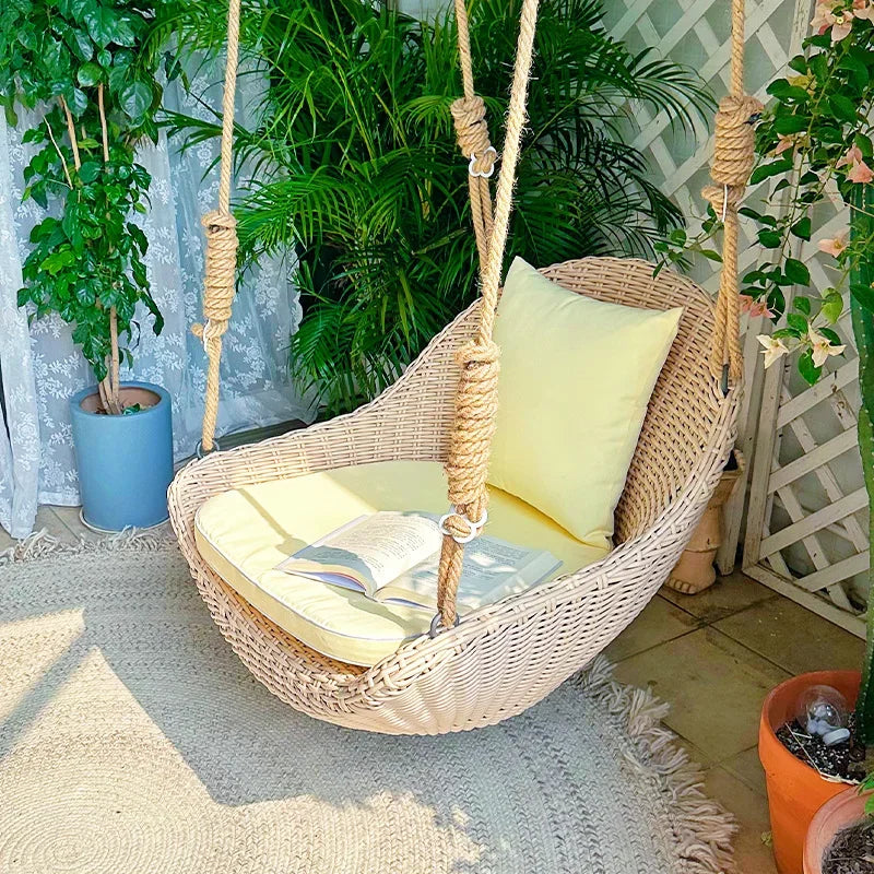 Hanging basket chair indoor swing household hanging hammock rocking balcony Internet celebrity swing hanging
