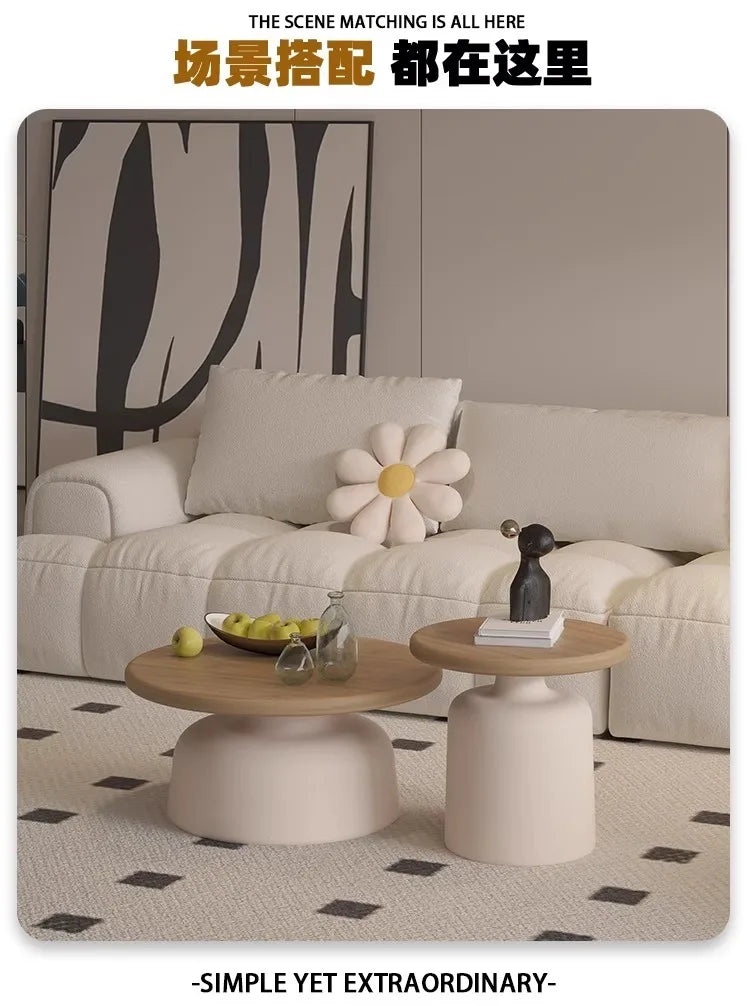 Modern Nordic Coffee Table Premium Aesthetic Elegant Design Side Table Storage Luxury Corner Tables Living Room Furniture