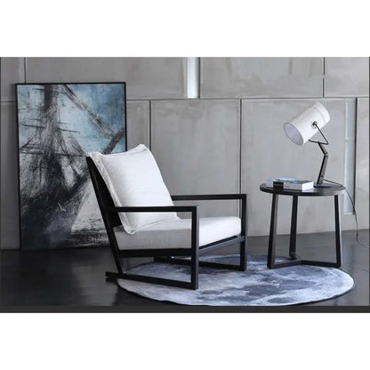Leather cloth designer living room balcony leisure single chair