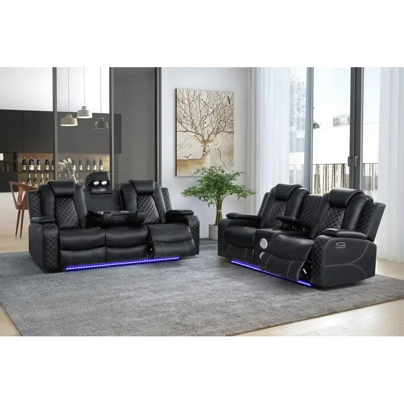 Home Theater Sofa Set - Comfortable Seating for Movie Nights and Entertainment - Luxe Design for Ultimate Leisure Experience