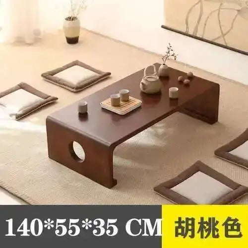 Designer Wood Coffee Table Small Modern Decoration Books Side Table Simple Aesthetic Mini Mesas Bajas Chinese Style Furniture