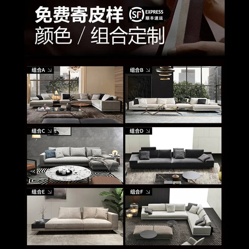 Nordic living room fabric sofa complete combination modern simple home disposable sofa