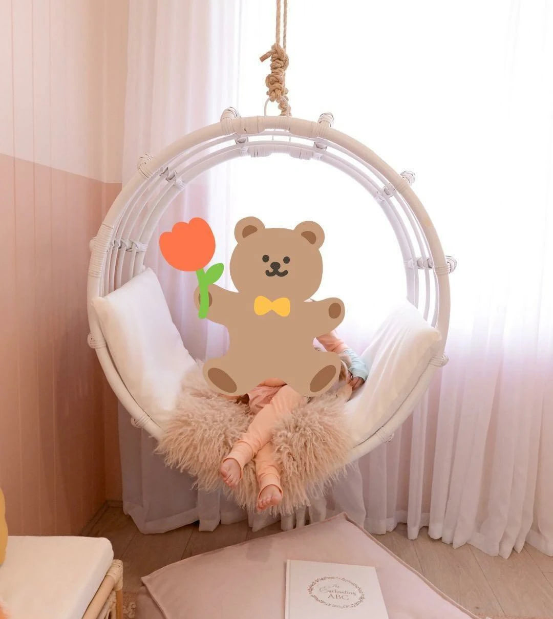 Interior and exterior swings for household balcony hammock outdoor imitation rattan chair round cradle chair hanging chair