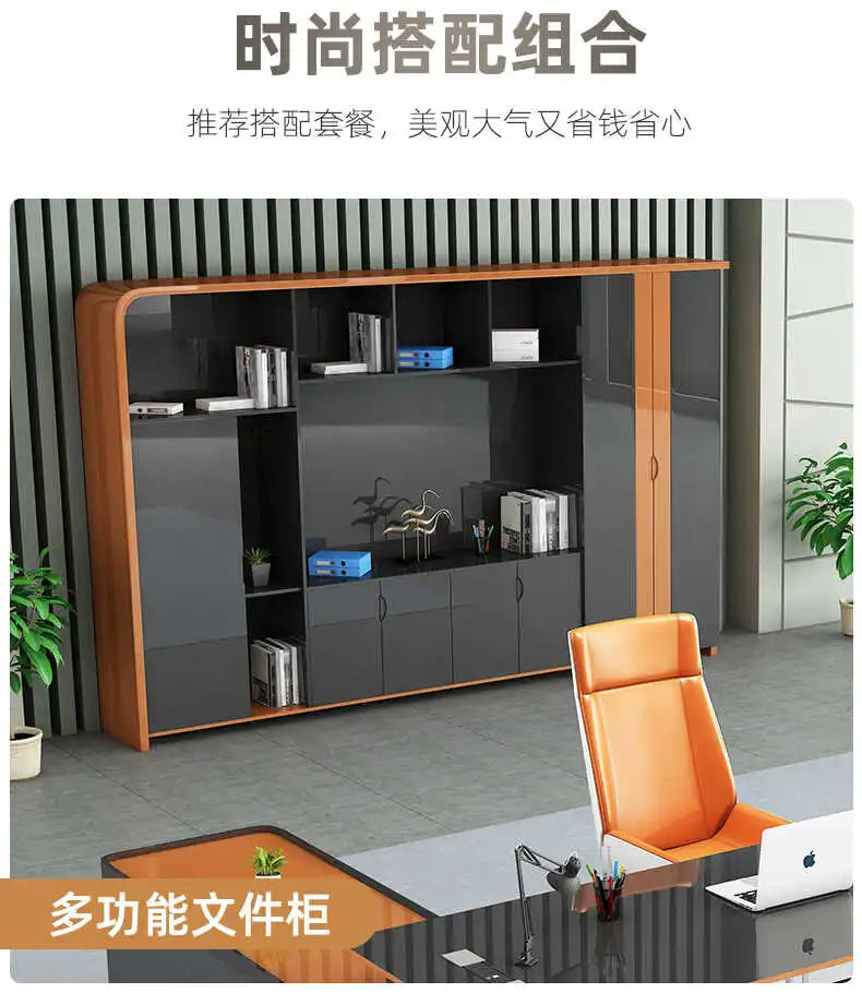 Executive Light Luxury Office Desk In Stock Designer Storage Organizer Computer Desks L Shaped Quality Bureau Meuble Furniture