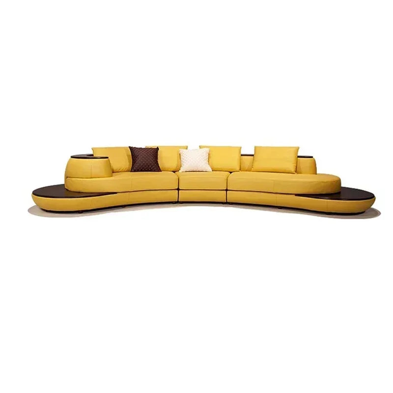 Canapés de salon incurvés au sol, Pouf moderne et mignon, canapés de salon de luxe sectionnels, Futon Koltuk Tak Consi, meubles tendance