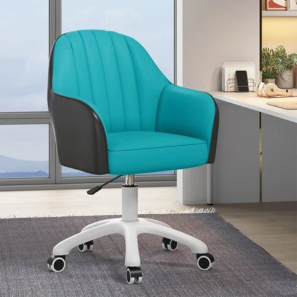 Nordic Home Computer Chair Office  Book Desk Chair Sliding Wheelchair Dormitory Lifting Chair Sofa Comfortable Bedroom